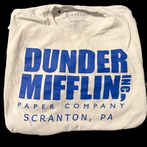 THE Office Dunder Mifflin Men’s Shirt (Sz L) - Picture 1 of 4